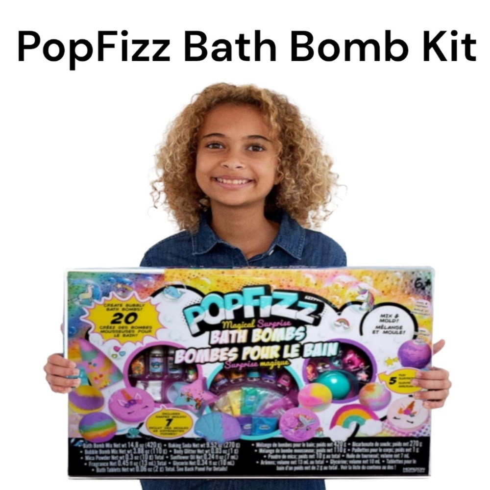 NIP Pop Fizz Magical Surprise DIY Bath Bombs Kit